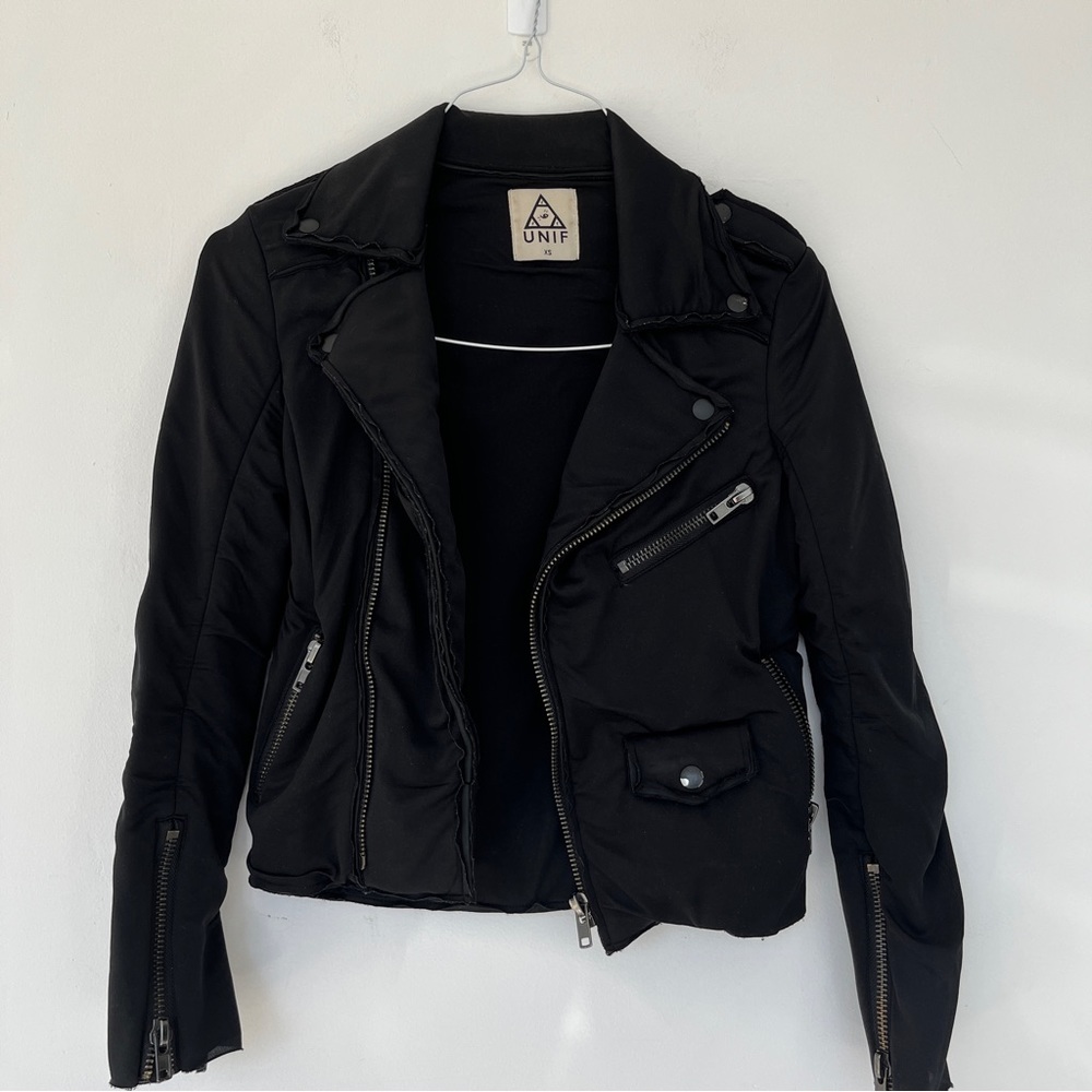UNIF neoprene moto jacket